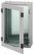HAGER FL169A Orion cabinet SKI, 650x500x200mm transparent door
