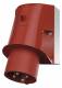 Mennekes 348 32A4P 6H400V Wandstecker IP44