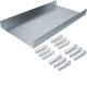 Hager AKU4000702 floor-mounted duct sub-assembly 2-sided with side profiles steel AK 400x70