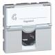 Legrand 079476 Datendose RJ45 Cat6A alu Mosaic 79476