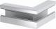 OBO Bettermann 6279510 GA AA90170RW outer corner asym., 90x170mm aluminum FS pure white 6.27951 million