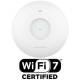 Grandstream GWN7672 Wi-Fi 7 Access Point 2x2:2. Next-generation enterprise-grade Wi-Fi 7 access point with BE11000, ideal for small to medium businesses. Tri-band 2×2:2 MU-MIMO, DL/UL-OFDMA technology, 4096-QAM modulation, MLO technology, Multi-RU and Preamble-Punctu