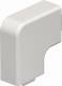 OBO Bettermann 6161219 Flat angle cover WDK / HF 15030, 15x30mm for WDK trunking white