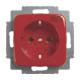 Busch Jaeger 2CKA002011A6251 20 EUC/DV-217-101 SCHUKO Steckdosen-Einsatz rechts RAL3020 SI/Reflex