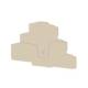 Weidmüller 2902630000 SEP 3T 2.5 end plate for terminals dark beige height:118 