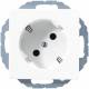 Jung A520-45WW Cover for XLR socket A 568 WW alpine white