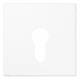 Jung LS925WW Cover LS 925 WW, alpine white for key switch