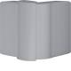 Hager LFF4011037030 Außeneck einstellbar hfr zu LF/LFF 40x110 mm steingrau