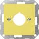 GIRA 027102 Abdeckung+Tragring 22,5mm System 55 gelb