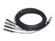 HP Switch zbh. Kabel, 3m, Splitter, 40G QSFP+/4x10G SFP+, 40Gbit, X240, DAC-Cable