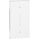 Legrand KW05M2 BTicino LivingNow 2M Tastenabdeckung mit Symbol Auf-Ab Weiß