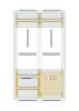 Hager FP62ZG2 Wandlermessschrank universell IP44 950x550x205 mm Prüfklemme