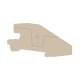 Hager KR06SAP end plate for KR02SI1, KR02SI2, KR02SI3