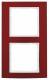 Berker 10123022 aluminum frame B.3 ,, red / polar white