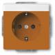 Busch Jaeger 2CKA002013A5425 BJ 20 EUCNB-14-82 SCHUKO Steckdosen Einsatz orange RAL2004 future linear