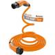 Lapp 75745 HELIX self-retracting charging cable Type 2, up to 22 kW, 3 m, orange, 32 A, 3-phase, for charging hybrid and electric vehicles with Type 2 connector