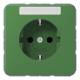 Jung CD1520BFKINAGN SCHUKO socket label broken. green