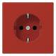 Jung LS1520BFRT SCHUKO Steckdose bruchsicher rot