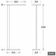 Lts Licht und Leuchten 648727 LTS PIANO-S 080.0540/DIM SILVER LED floor lamp