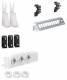 Hager UM00M2 Multimedia Kit,mit Steckdose,Patch-Panel