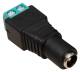 Adapter McPower, DC-Kupplung 5,5x2,1mm und Lüsterklemme