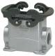 Walther-Werke P711110MS Walther Sockelgehäuse B10 53mm hoch QVB 2xM20 mit Stutzen