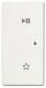 Busch Jaeger 2CKA006220A0749 BJ 6237-21-884 rocker studio white matt Busch-free@home covers