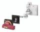 Moeller 172533 EATON NZM3-XTVDKLR door clutch twist handle red-yellow + key lock 