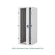 Triton RYA-15-A61-CAX-A1 48,3 cm ( 19 Zoll ) Netzwerkschrank 15HE, 600x1000mm, Glastür, grau