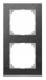 Merten MEG4020-3669 M-Pure Decor Frame, 2-gang slate / aluminum