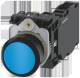 Siemens 3SU11000AB501FA0 push-button 22 mm round blue push-button S+Ö