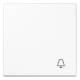 Jung LS990KWW Rocker for push-button with bell symbol, LS 990 K WW alpine white