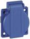 Walther-Werke 10003 Walther Schutzkontaktsteckdose 16A 230V 2P+E IP54 bl Schraubanschluß 38x38