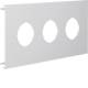 Hager L93037035 Blende 3fach d=45 für UP Eins. o.Rahmen PVC BR OT120 lichtgrau