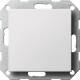 Gira 026803 0268 03 Blind cover pure white, glossy with support ring System55