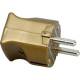 KOPP 170207005 plastic Schuko plug, one-piece housing, impact-resistant, central