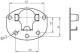 RADEMACHER 96000009 bearing support metal for screwing (4022)