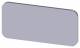 Siemens 3SU19000AC810AA0 Bezeichnungsschild 12,5x27mm silber ohne Aufschrift
