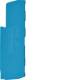 Hager KWE08B End plate for KYA02NH3, KYA02NP color: blue