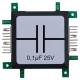 ALLNET Brick'R'knowledge capacitor 0.1µF 25V