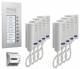 TCS PPU08-EN/02 pre: Pack8 intercom, concealed