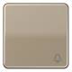 Jung CD590KGB Wippe Symbol Klingel gold-bronze