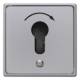 Hager WDE4450 key switch UP for profile half cylinder die-cast IP44