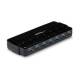 StarTech.com 7 Port SuperSpeed USB 3.0 Hub - Desktop USB Hub with Power Adapter - Black