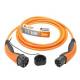 Lapp 75743 Type 2 charging cable, up to 11 kW, 3 m, orange, 20 A, 3-phase, for charging hybrid and electric vehicles with Type 2 connector