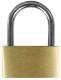 Vorhängeschloss aus Messing 40 mm, inklusive 3 Schlüsseln