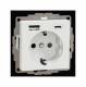 Merten MEG2367-0325 SCH-STDO+BRS+STK+USB A+C 3A AW SYSM