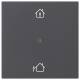 GIRA 510628 KNX RF operating resolution 1f heating mode system 55 anthracite