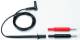 Chauvin Arnoux P01102121Z Accessory set: 1 connection cable black 1.10 m, 1 set test probes IP2X Ø 4 mm (red/black)
