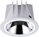 LIFA 6989188 Downlight FLUSHR105M 40° ma 18W OC2 white GH36D-A chrome cover